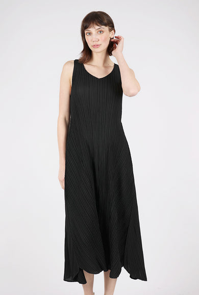 Alquema Long Estrella Dress, Black 