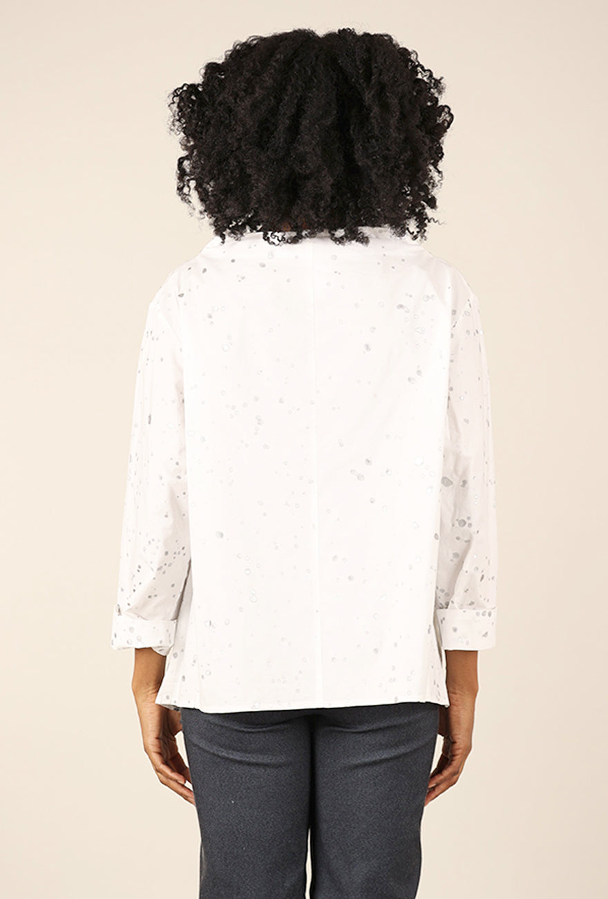 M Square Art Shirt, Drizzle 