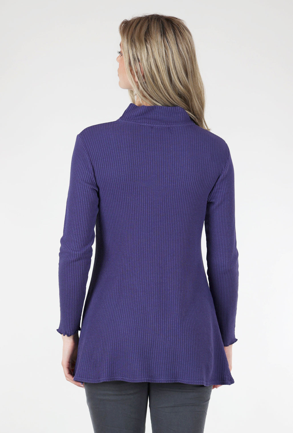 Fenini Waffle Swing Tunic, Violet 