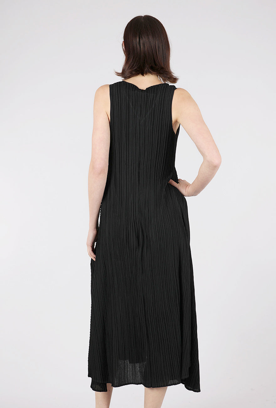 Alquema Long Estrella Dress, Black 