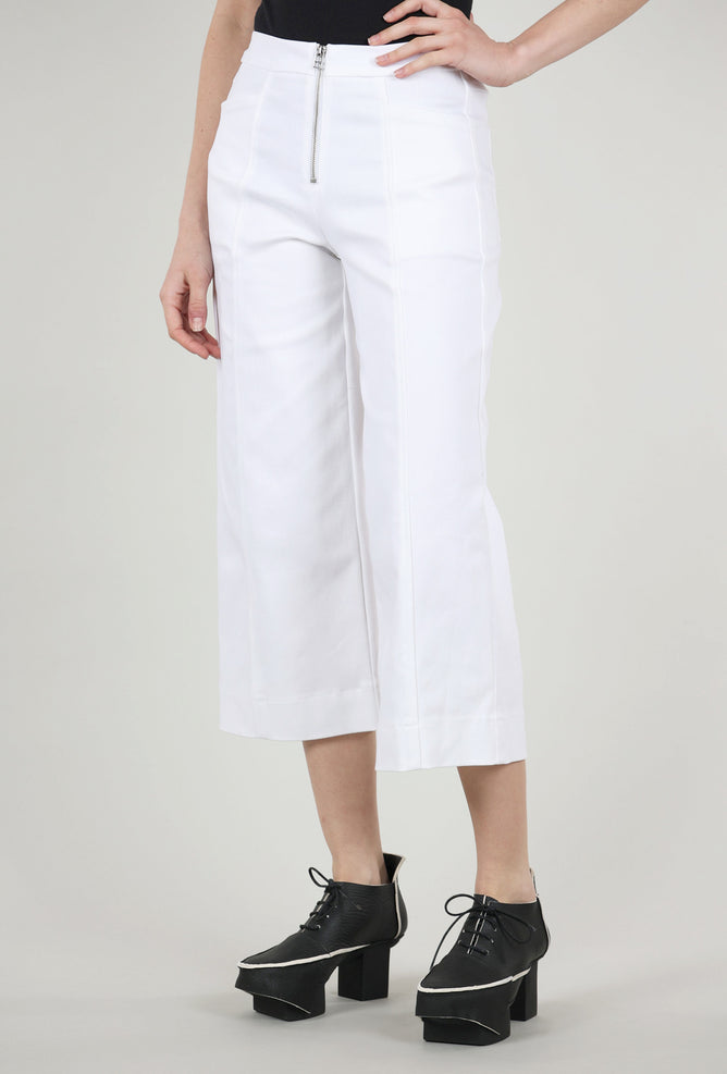 Porto Sutton Denim Pant, White 