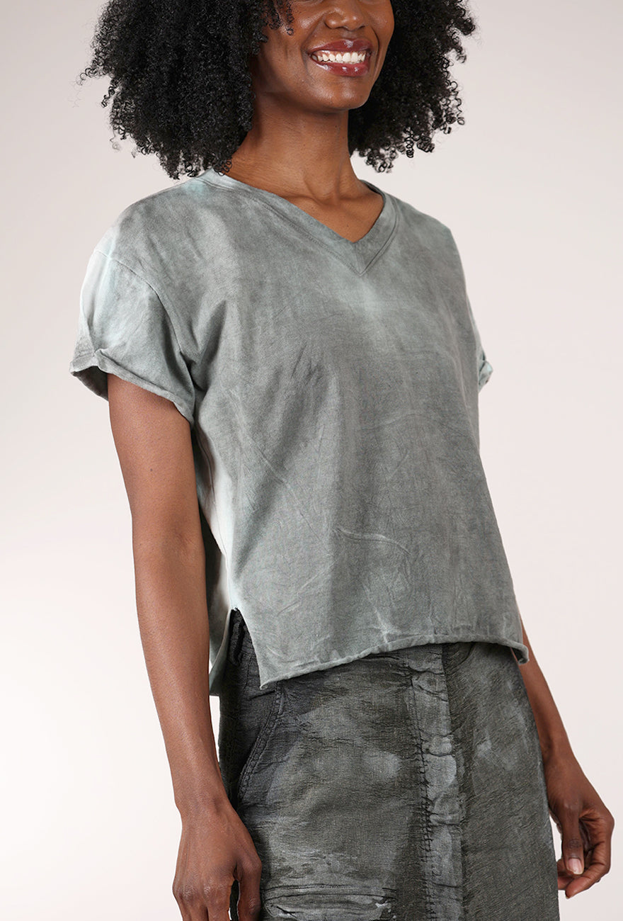 Cynthia Ashby Tracy Painted Tee, Blur 