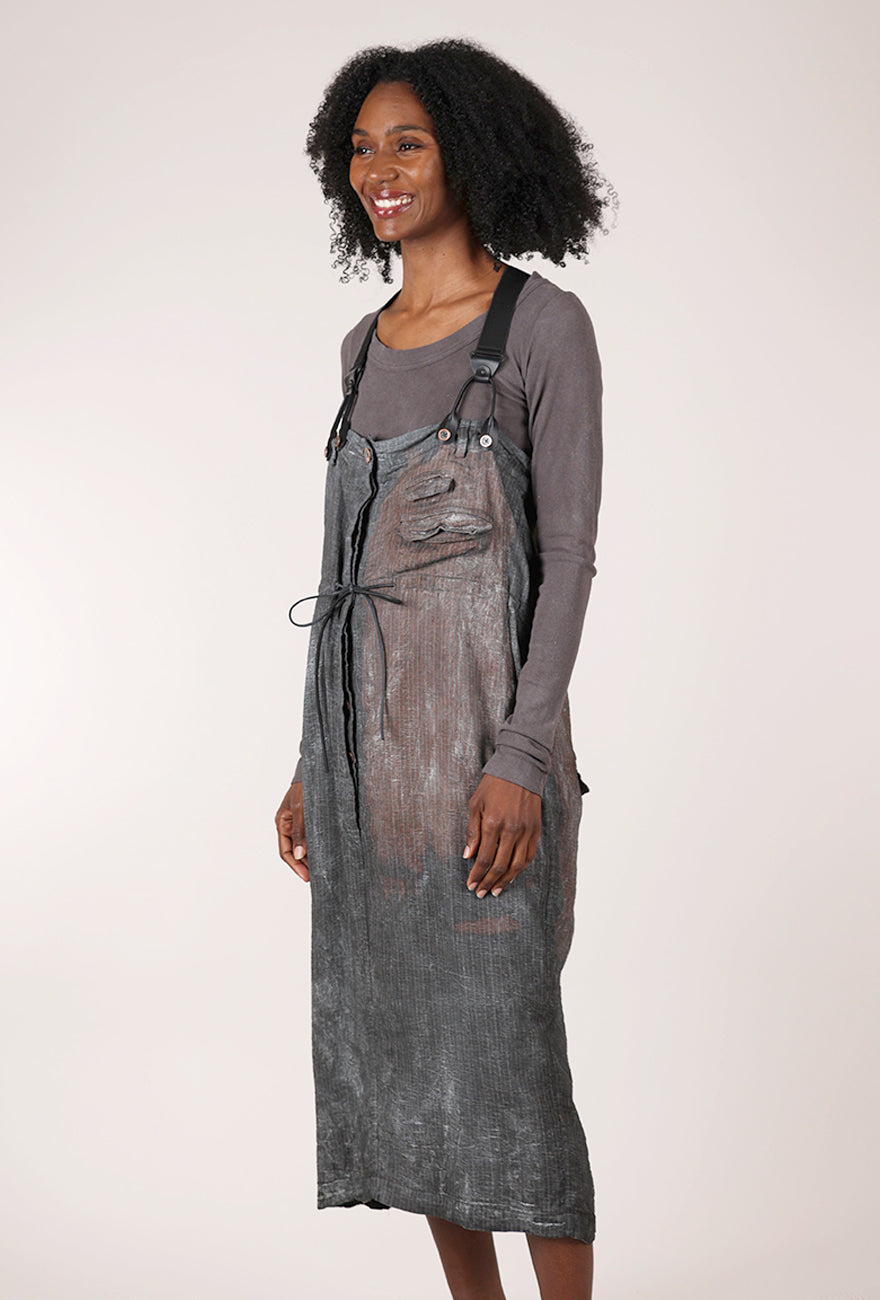 Rundholz Suspender Skirt, Amber Fog 