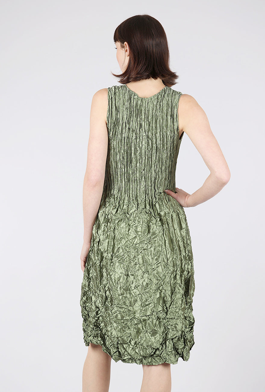 Alquema Smash Pocket Dress, Glossy Olive 
