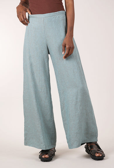 Bryn Walker Cross Dye Long Full Pant, Urbino Blue 
