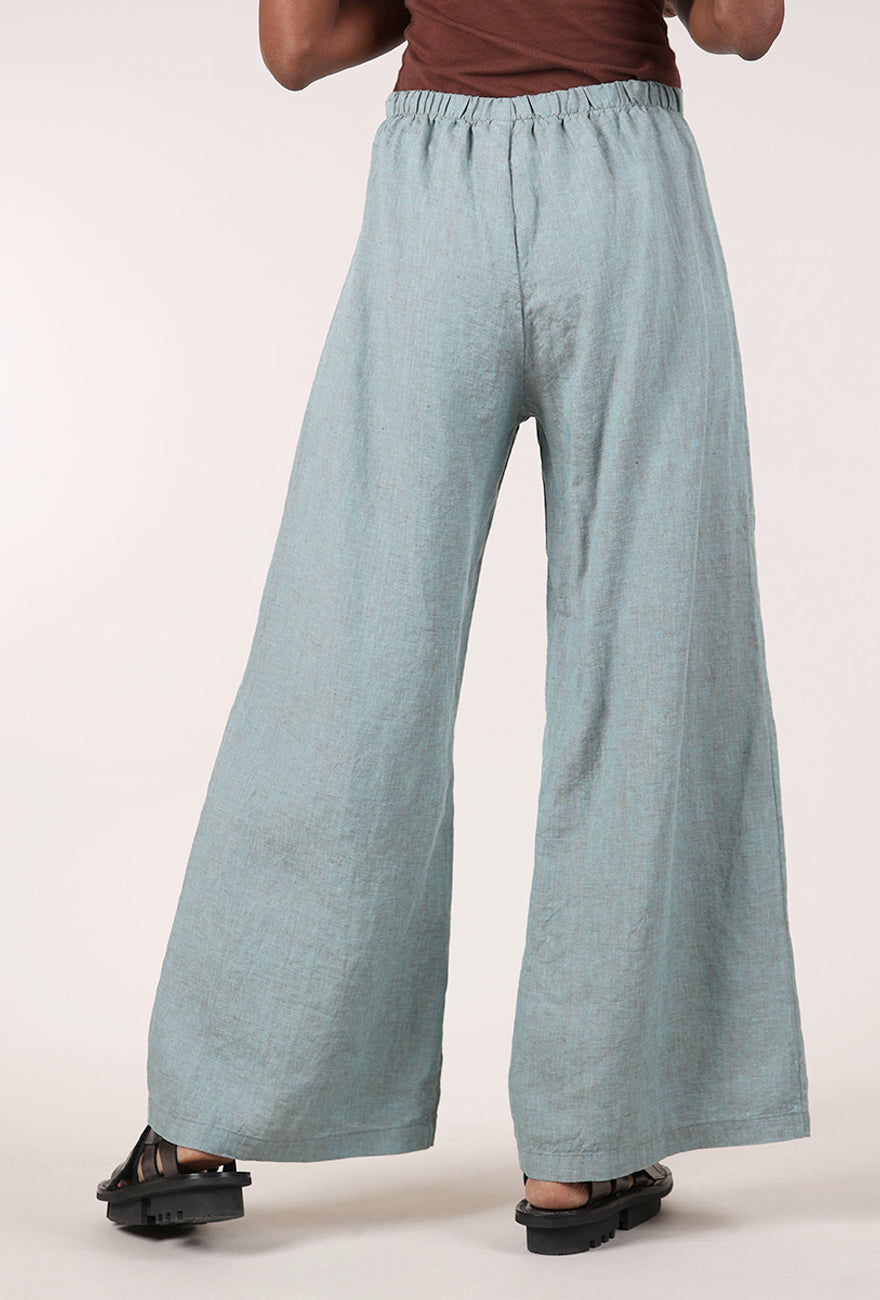 Bryn Walker Cross Dye Long Full Pant, Urbino Blue 