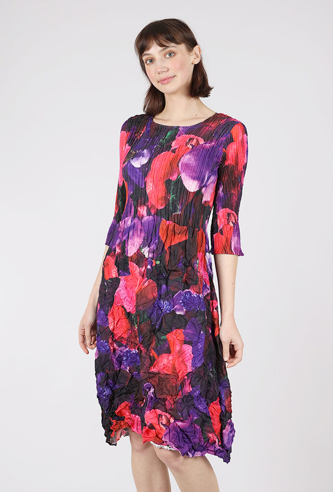 Alquema 3/4-Sleeve Smash Pocket Dress, Sweet Pea 