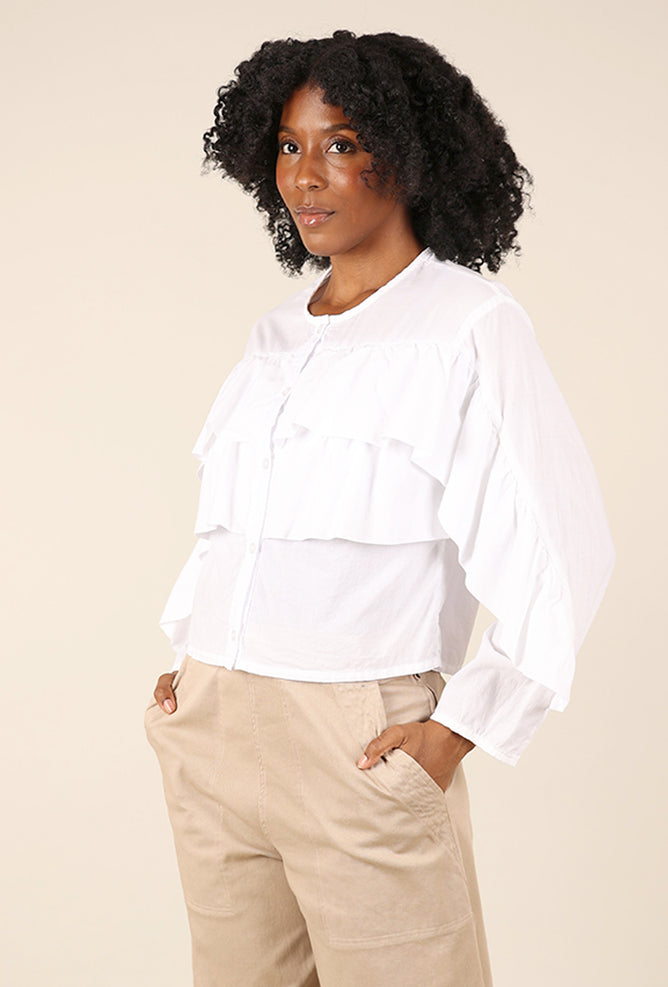 Prairie Underground Cloud Cover Blouse, White 