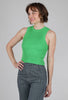 By Together Sawyer Cropped Sweater Tank, Kelly Green 
