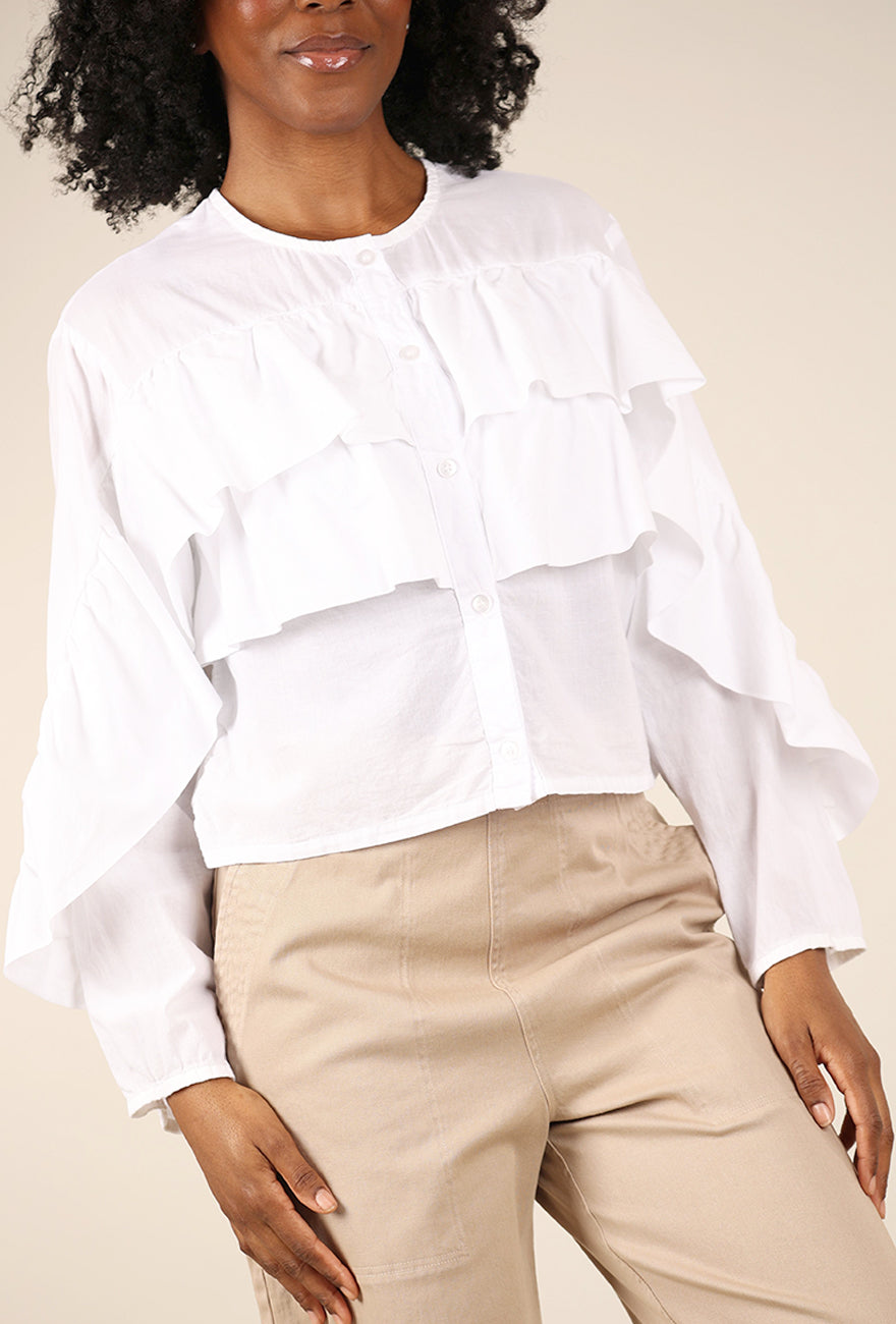 Prairie Underground Cloud Cover Blouse, White 