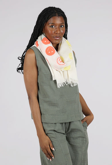 Alembika Smiley Scarf, Brights 