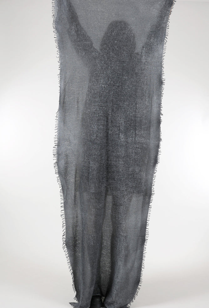 Alessandro Aste Spray Art Felted Cashmere Scarf, Ash One Size Ash