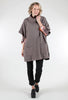 Bryn Walker Pip Fleece Poncho, Drawbridge Greige 