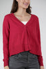 Wilt Crop Boxy Pocket Cardie, Raspberry 