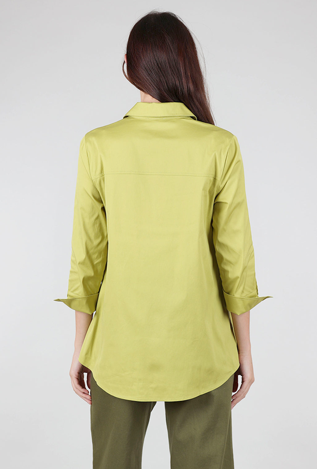 Habitat Perfect Travel Hidden Placket Shirt, Pear 