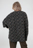 Cut Loose Dotty Wool Zip Topper, Black Multi 