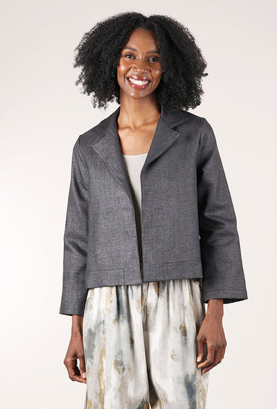Bryn Walker Raffia Lewis Jacket, Nero 