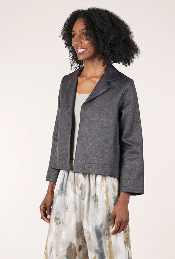 Bryn Walker Raffia Lewis Jacket, Nero 