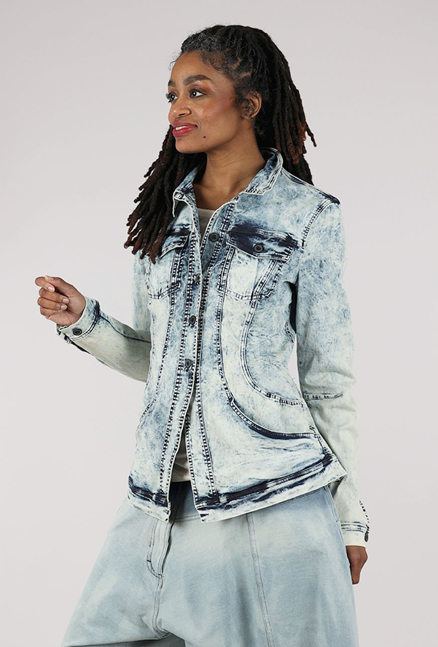 Rundholz Digital Denim Jacket, Bleachwash 