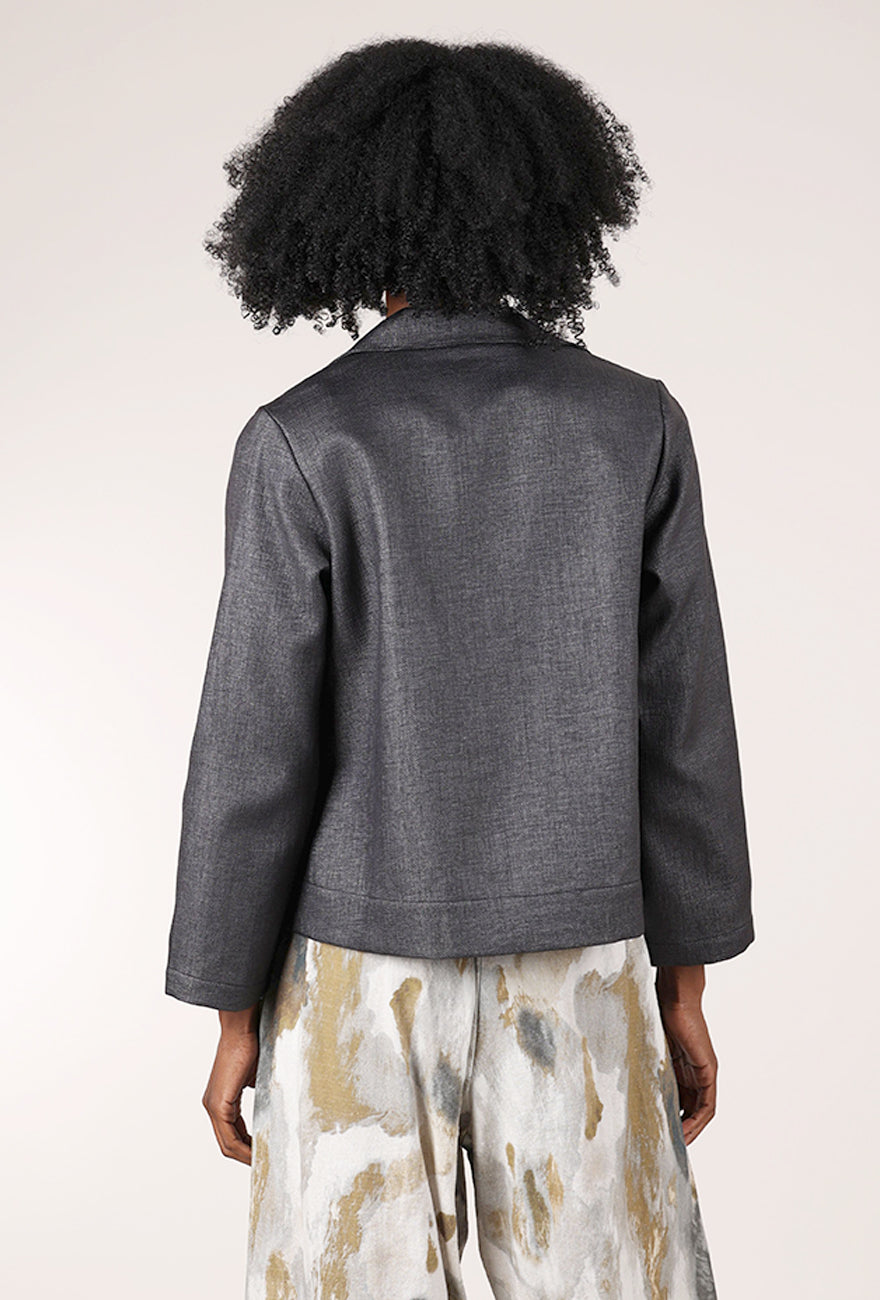 Bryn Walker Raffia Lewis Jacket, Nero 