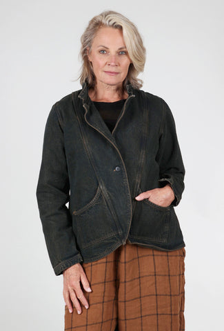 Cynthia Ashby Oscar Denim Blazer, Copper 