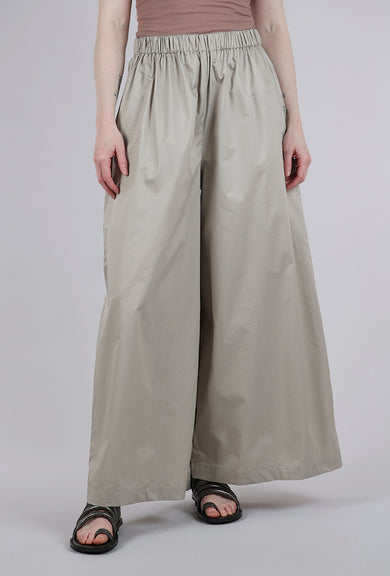 Planet Poplin Palazzo Pant, Fawn 
