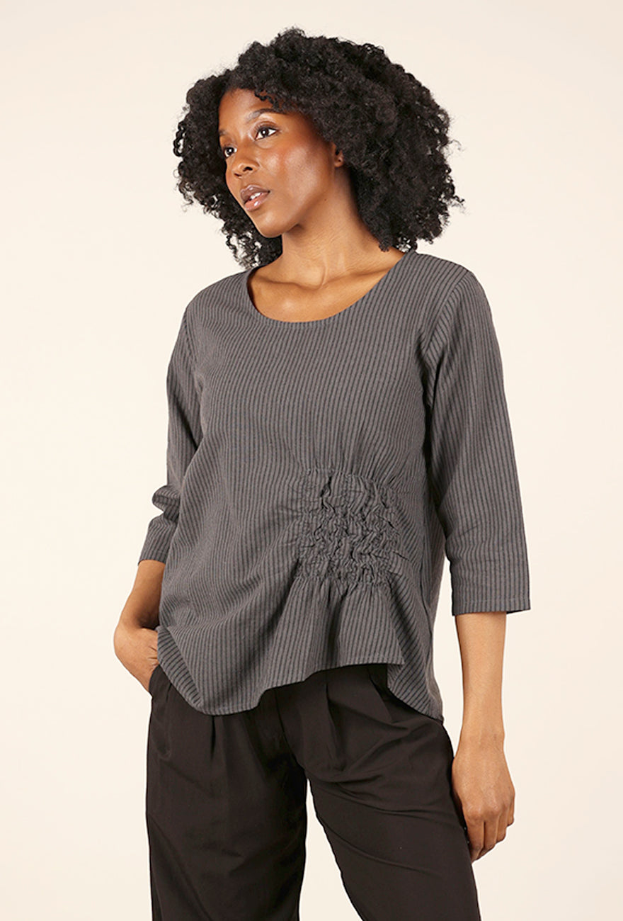 Tulip Olga Poplin Shirt, Windsor Stripe 