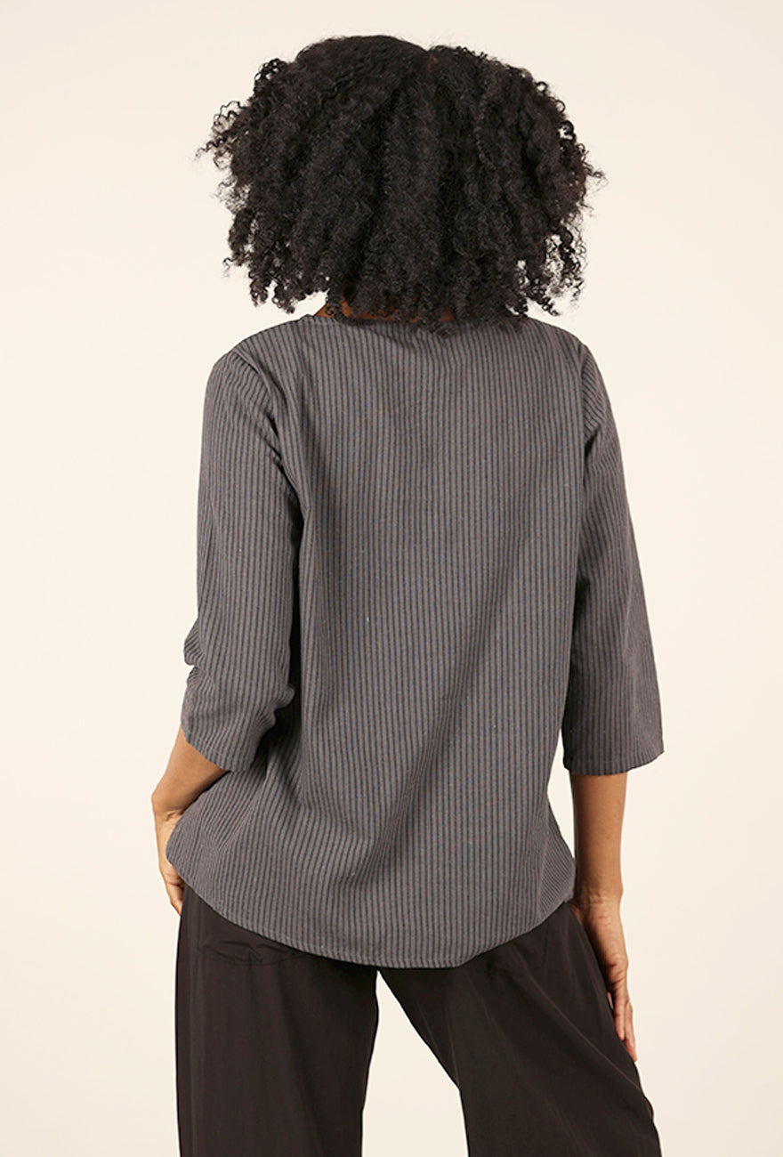 Tulip Olga Poplin Shirt, Windsor Stripe 
