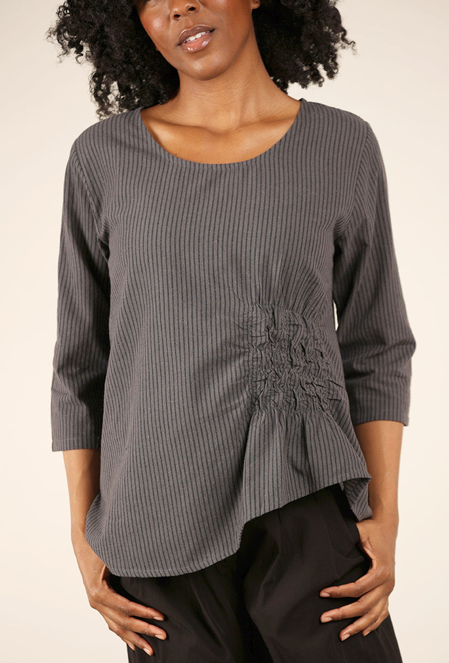 Tulip Olga Poplin Shirt, Windsor Stripe 