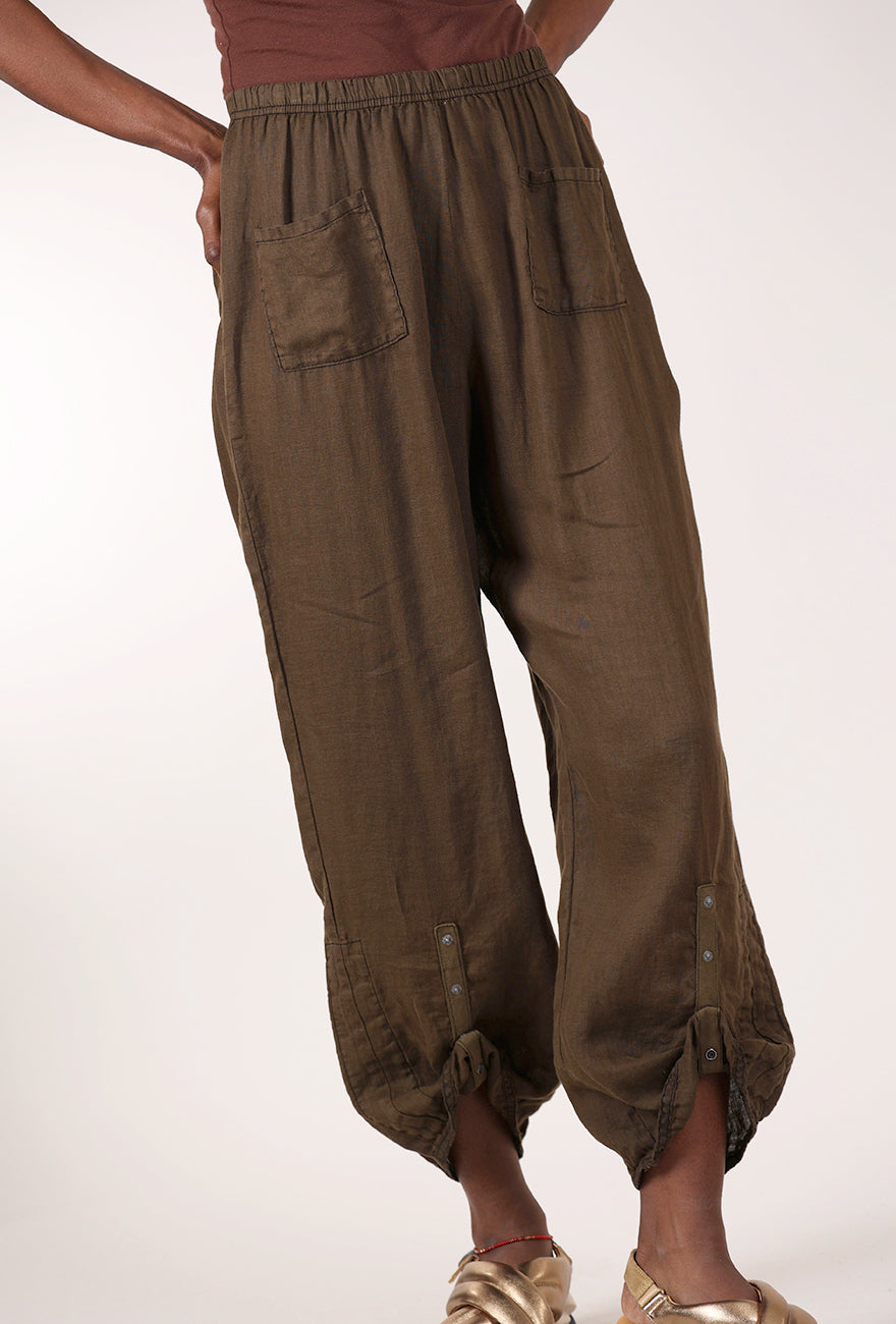 Cynthia Ashby Crane Pants, Walnut 