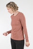 Lilla P LP L/S Crewneck Tee, Clove 