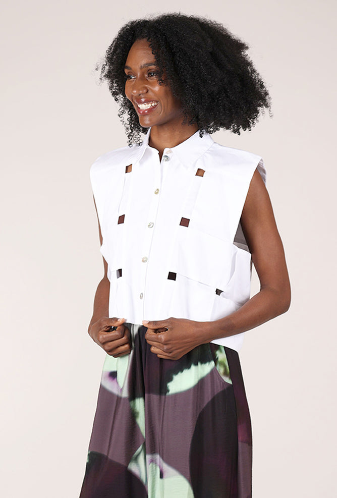 Bitte Kai Rand Subversive Button-Up Shirt, White 