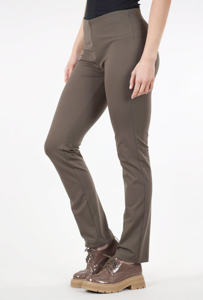 Equestrian Keesha Ponte Tech Pant, Earth 