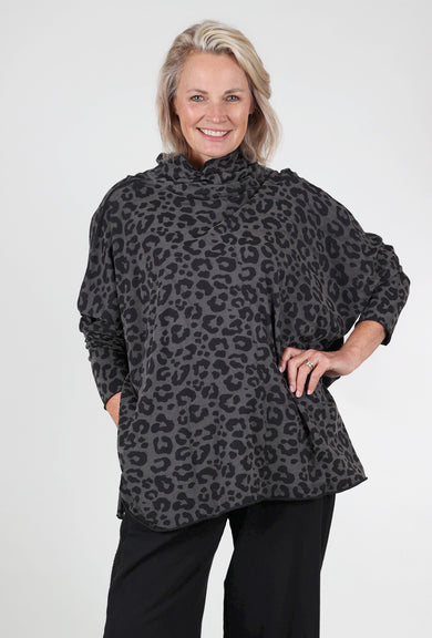 Planet Print Swing Turtle, Leopard 