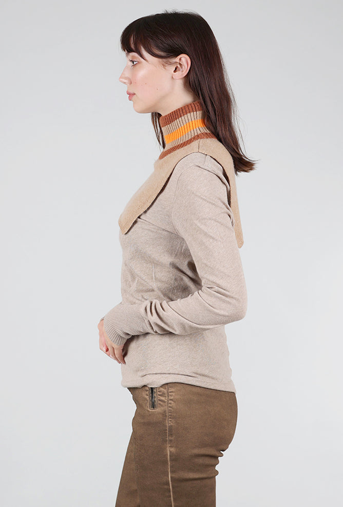 Cocoa Cashmere Nephele Collar, Fudge 