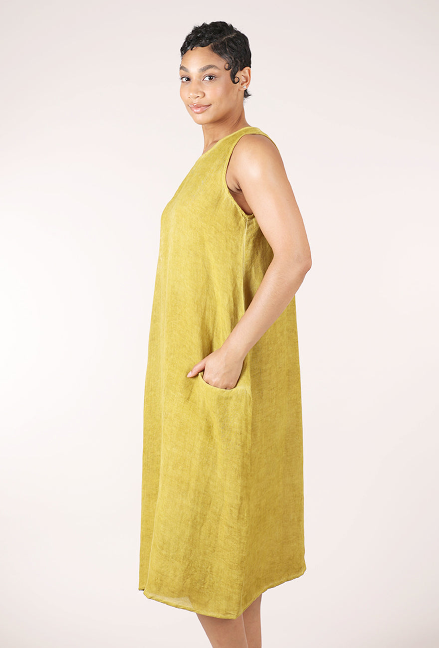 Dolma Anita Dress, Mustard 