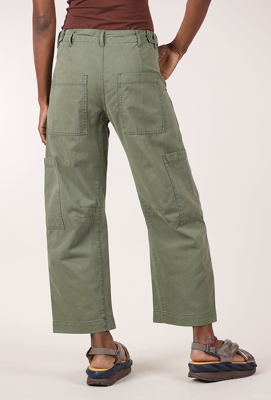 Pistola Sabrina Curved Utility Pant, Meadow 