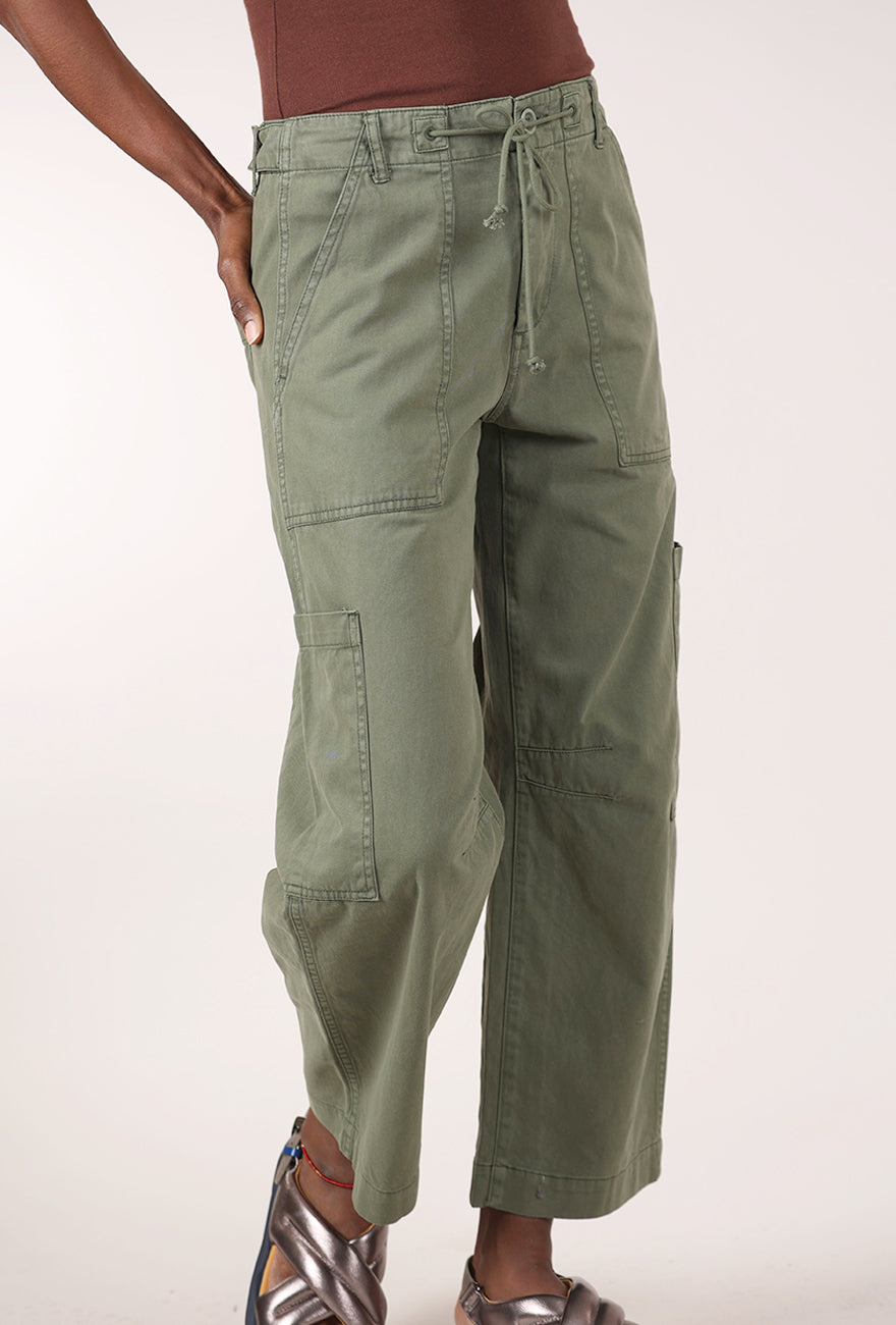 Pistola Sabrina Curved Utility Pant, Meadow 