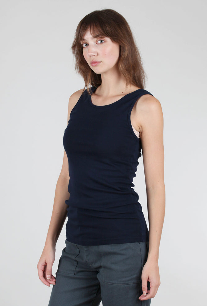 Prairie Underground Organic Long Tank, Midnight Navy 