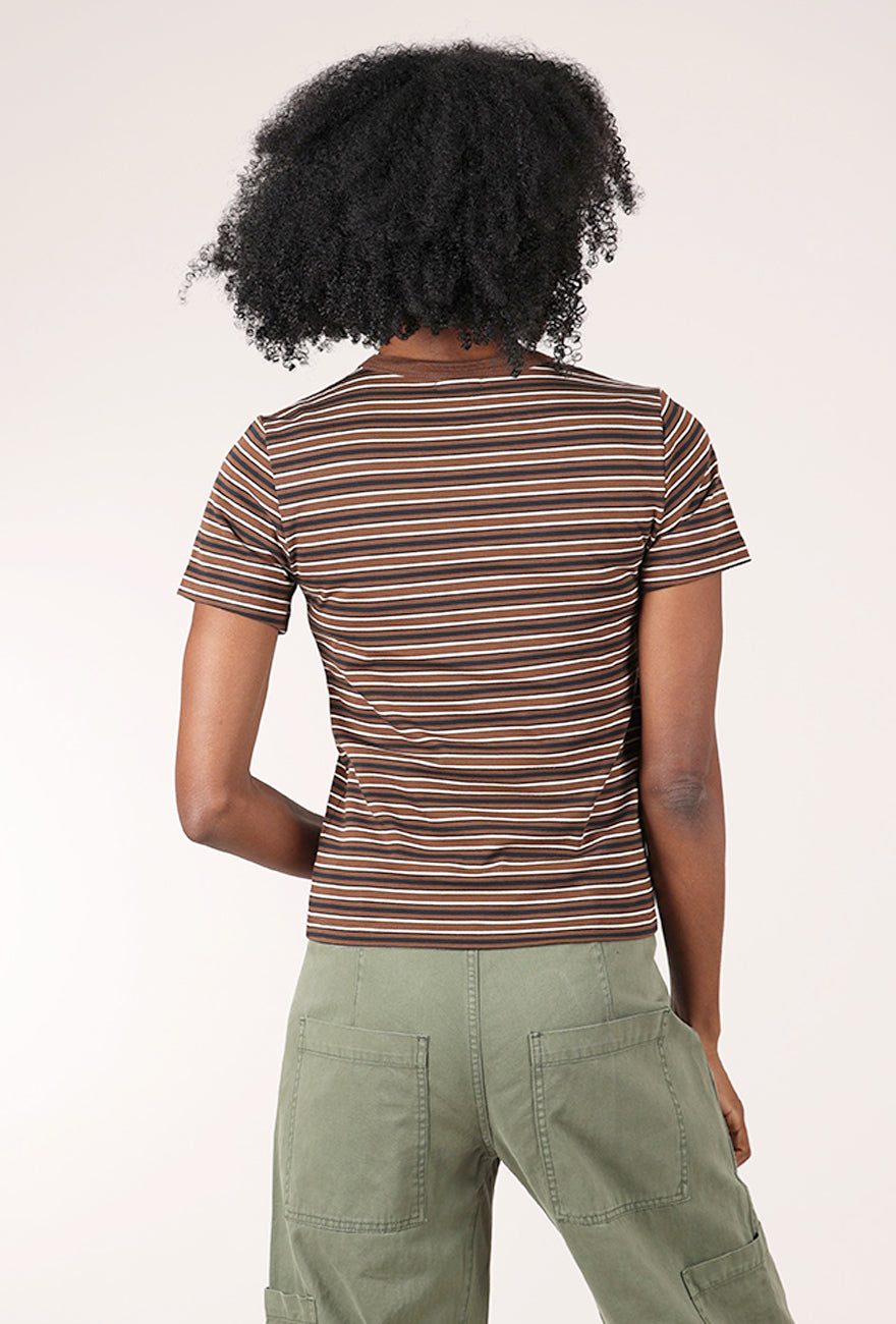 Pistola Alba Shrunken Tee, Black Stripe 