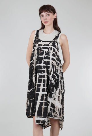 Cynthia Ashby Pismo Overall Dress, Black Print 