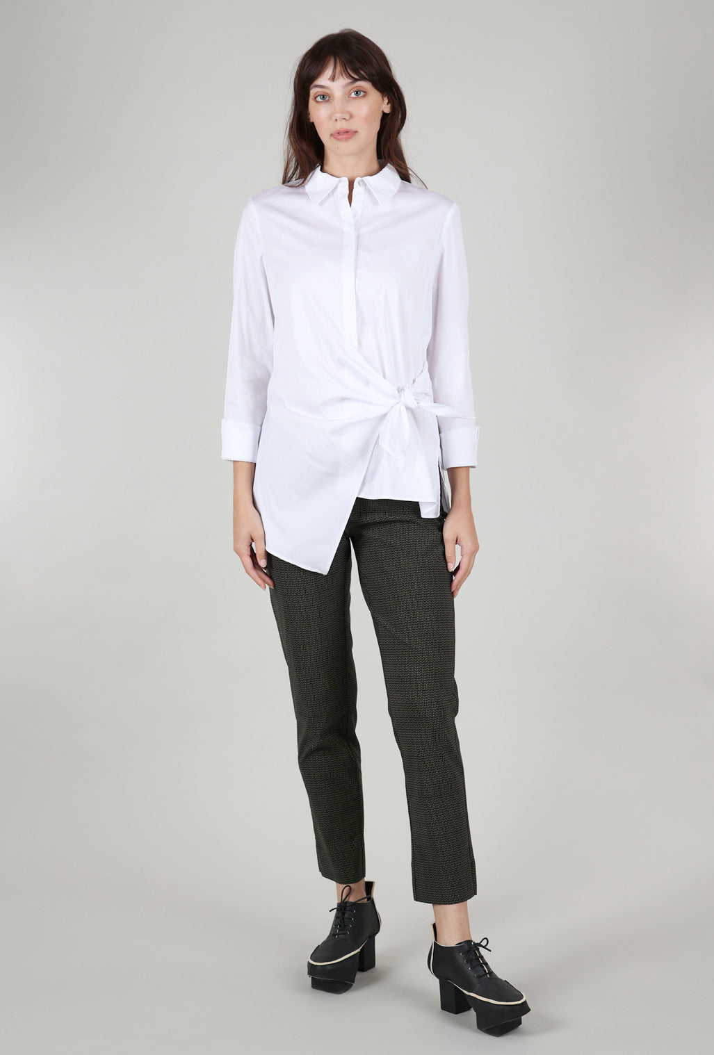 Habitat Perfect Travel Side Tie Shirt, White 