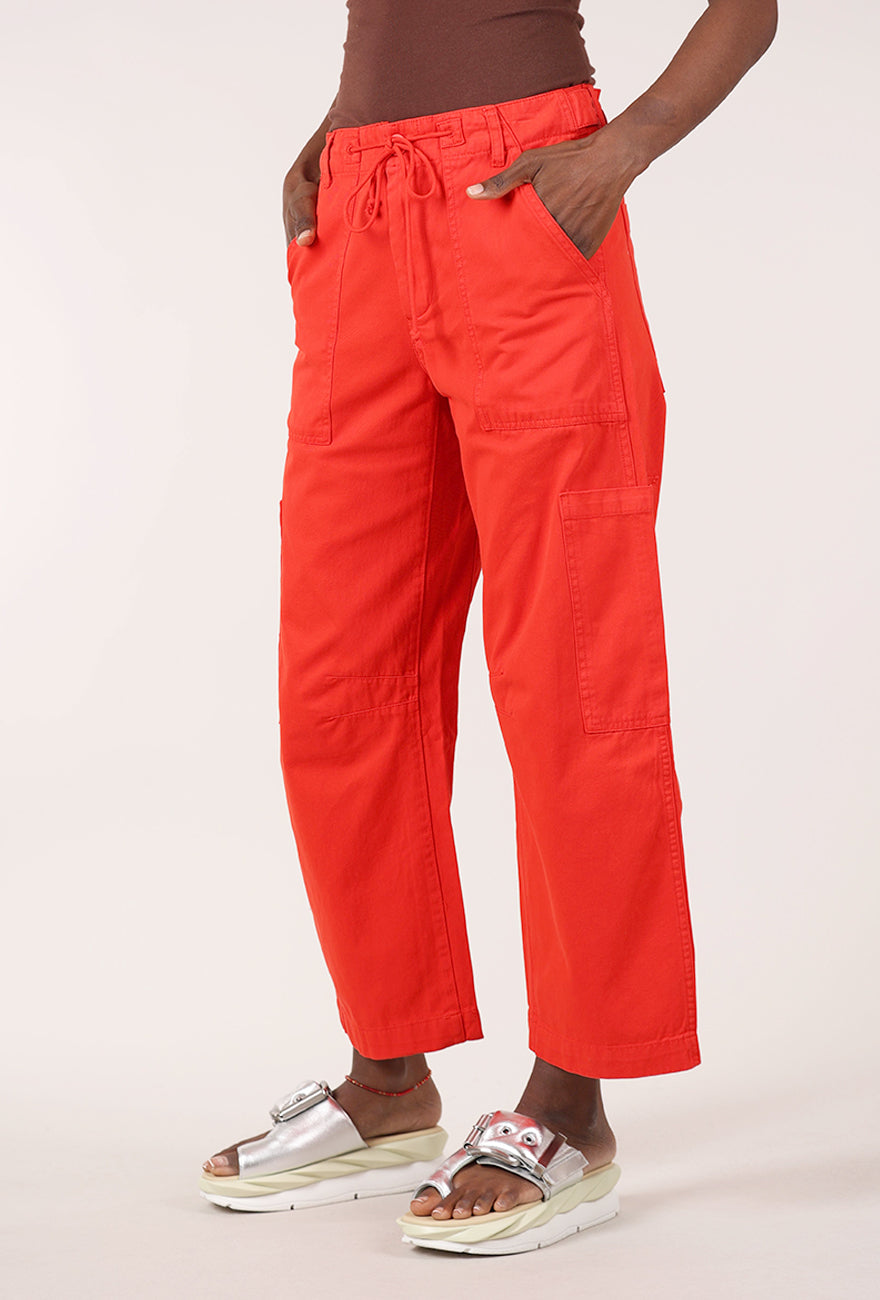 Pistola Sabrina Curved Utility Pant, Maraschino – Evie Lou