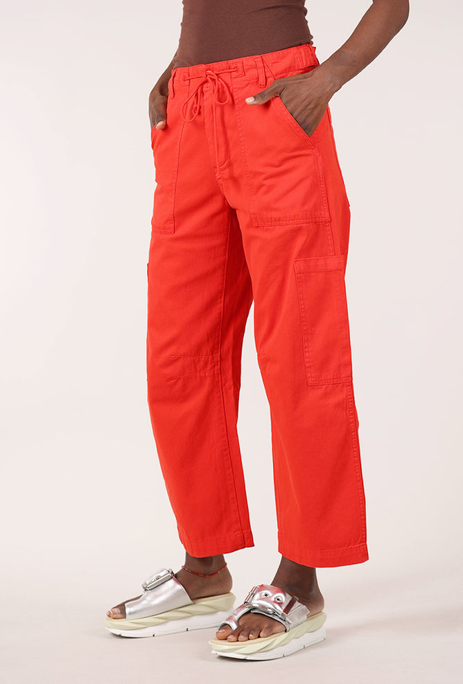 Sabrina Curved Utility Pant, Maraschino Angle 2