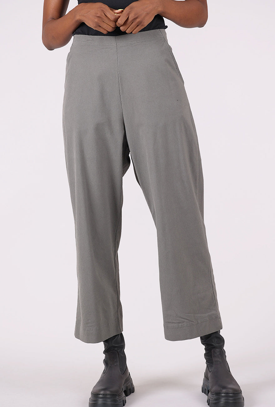 Rundholz Raised Dot Flat Front Flare, Dark Gray 