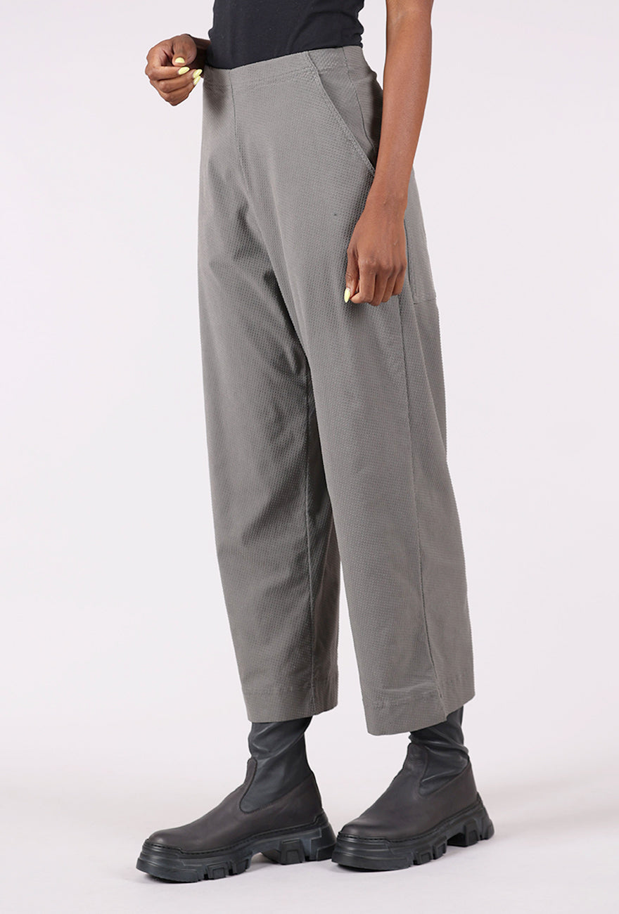 Rundholz Raised Dot Flat Front Flare, Dark Gray 