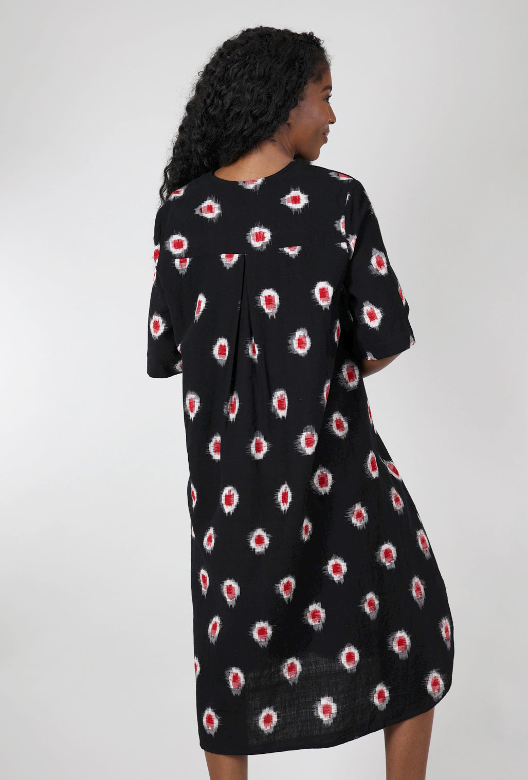 M Square Breeze Dress, Inscribe Black/Red 