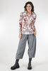 David Cline Crazy Cozy Cowl Top, Merrow Rust/Steel Gray 