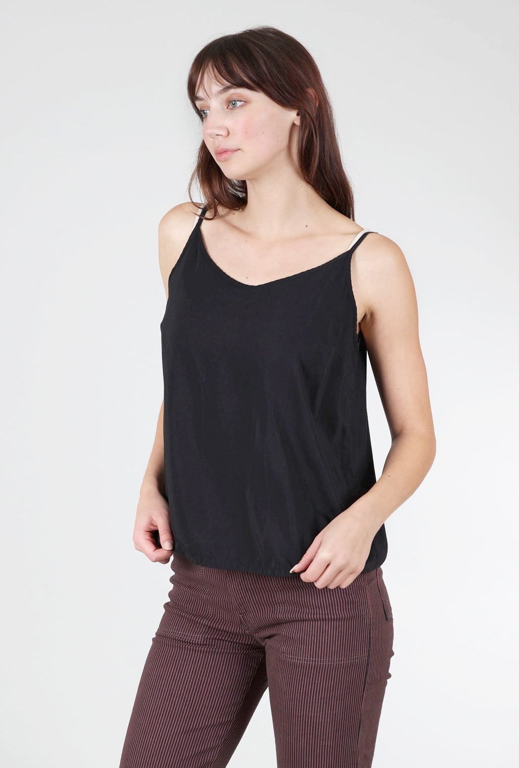 Grizas Silk Camisole, Black 