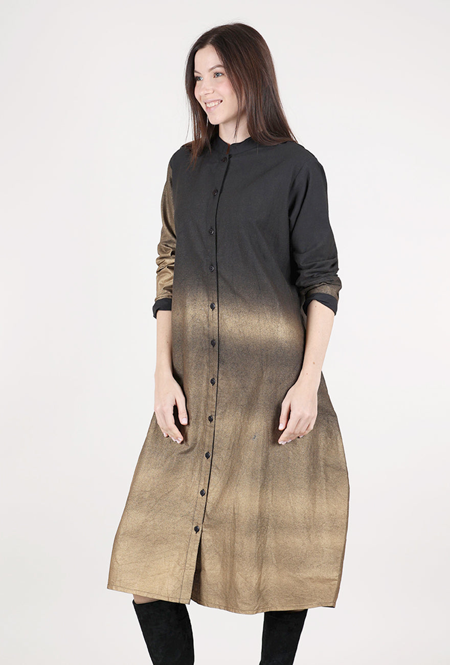M Square Millie Dress, Gold Foil 